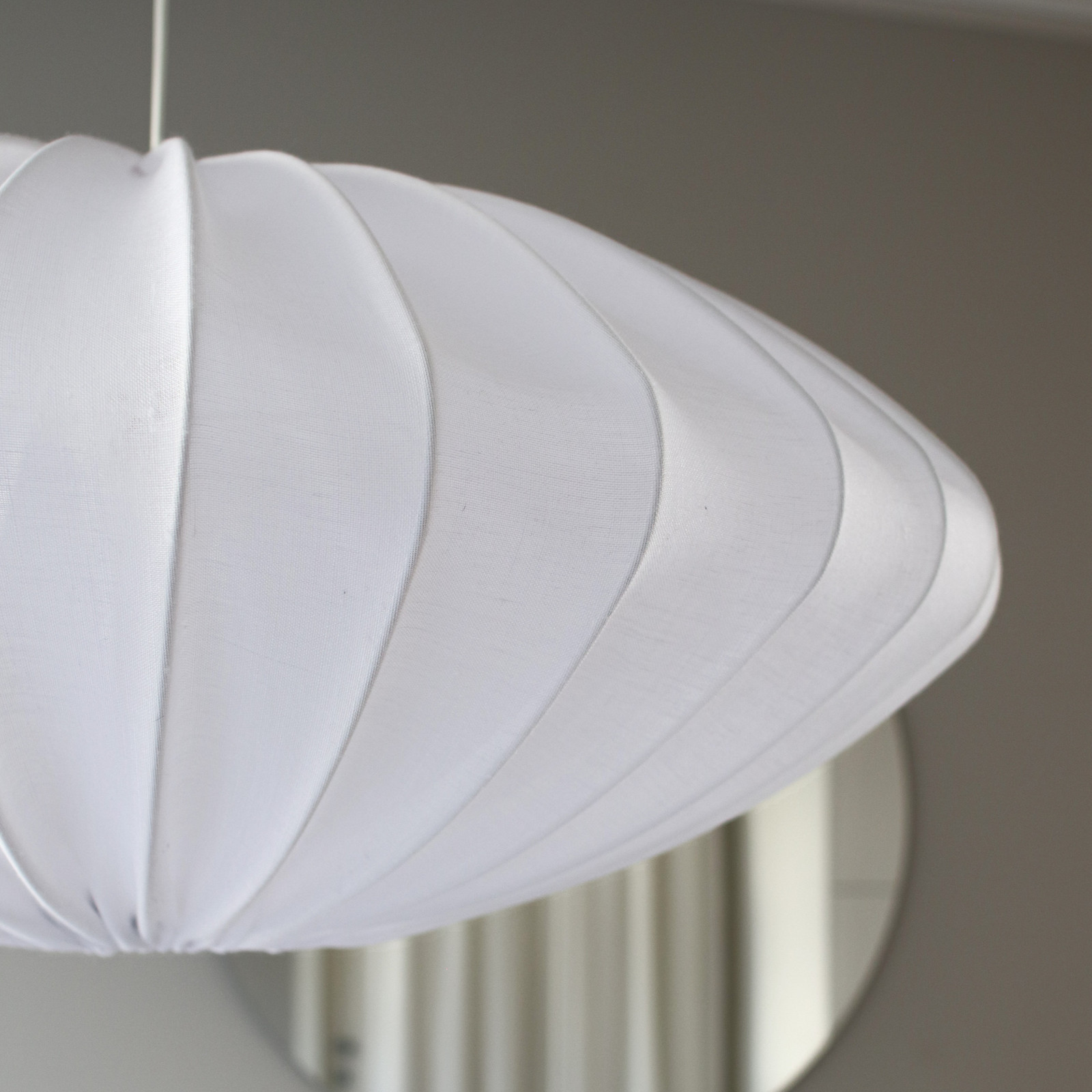 Alternativ bild 1 för Watt & Veke Ellipse taklampa, 80 cm, linne, vit